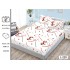 Set 3 Piese Husa din Finet cu Elastic, pentru Pat Dublu, 2 Fete de Perna, L-229
