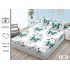 Set 3 Piese Husa din Finet cu Elastic, pentru Pat Dublu, 2 Fete de Perna, L-237