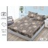 Set 3 Piese Husa din Finet cu Elastic, pentru Pat Dublu, 2 Fete de Perna, L-238