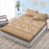 Set 3 Piese Husa din Finet cu Elastic, pentru Pat Dublu, 2 Fete de Perna, L-243