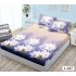 Set 3 Piese Husa din Finet cu Elastic, pentru Pat Dublu, 2 Fete de Perna, L-247