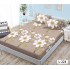 Set 3 Piese Husa din Finet cu Elastic, pentru Pat Dublu, 2 Fete de Perna, L-224