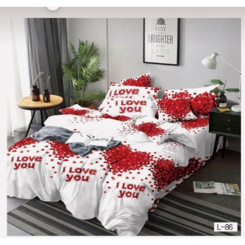 Lenjerie de pat FINET pentru 2 persoane, 6 piese , L86