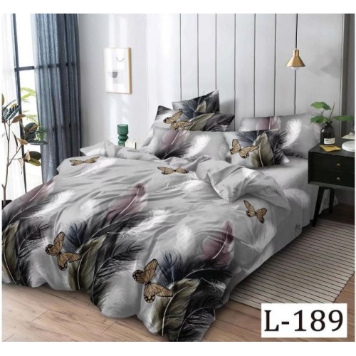Lenjerie de pat FINET pentru 2 persoane, 6 piese , L189