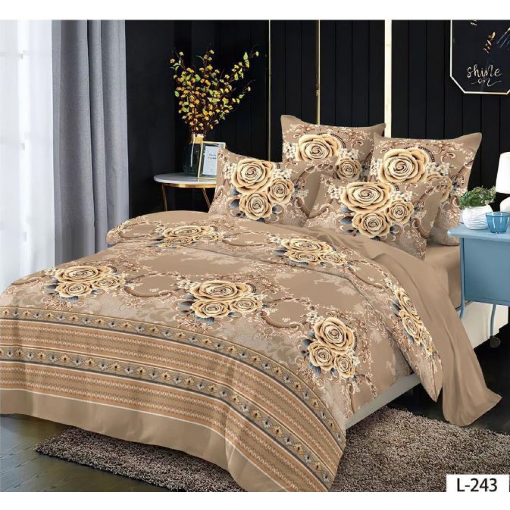 Lenjerie de pat FINET pentru 2 persoane, 6 piese , L243