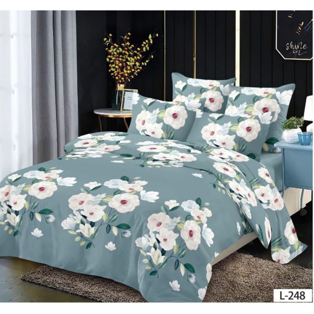 Lenjerie de pat FINET pentru 2 persoane, 6 piese , L248