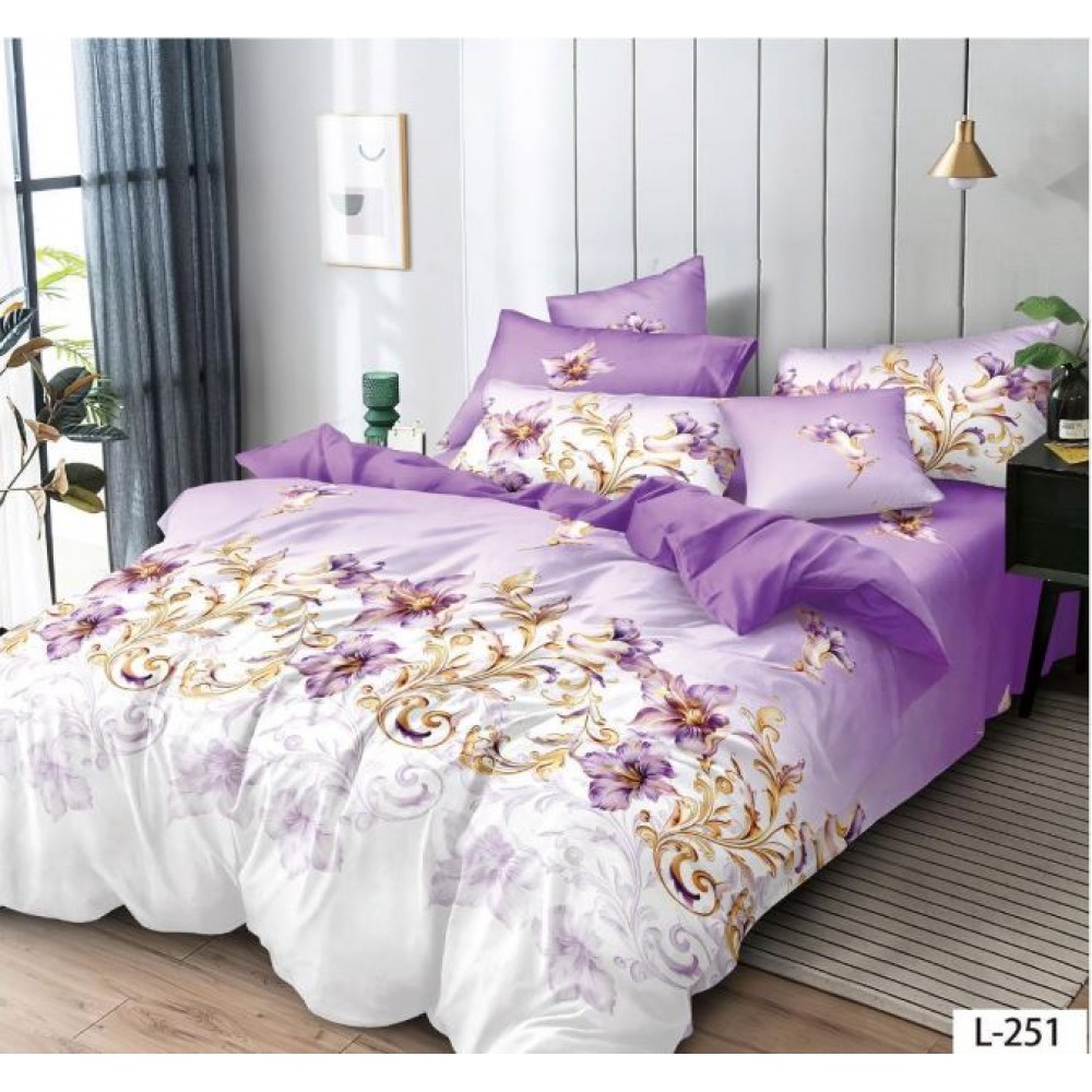 Lenjerie de pat FINET pentru 2 persoane, 6 piese , L251