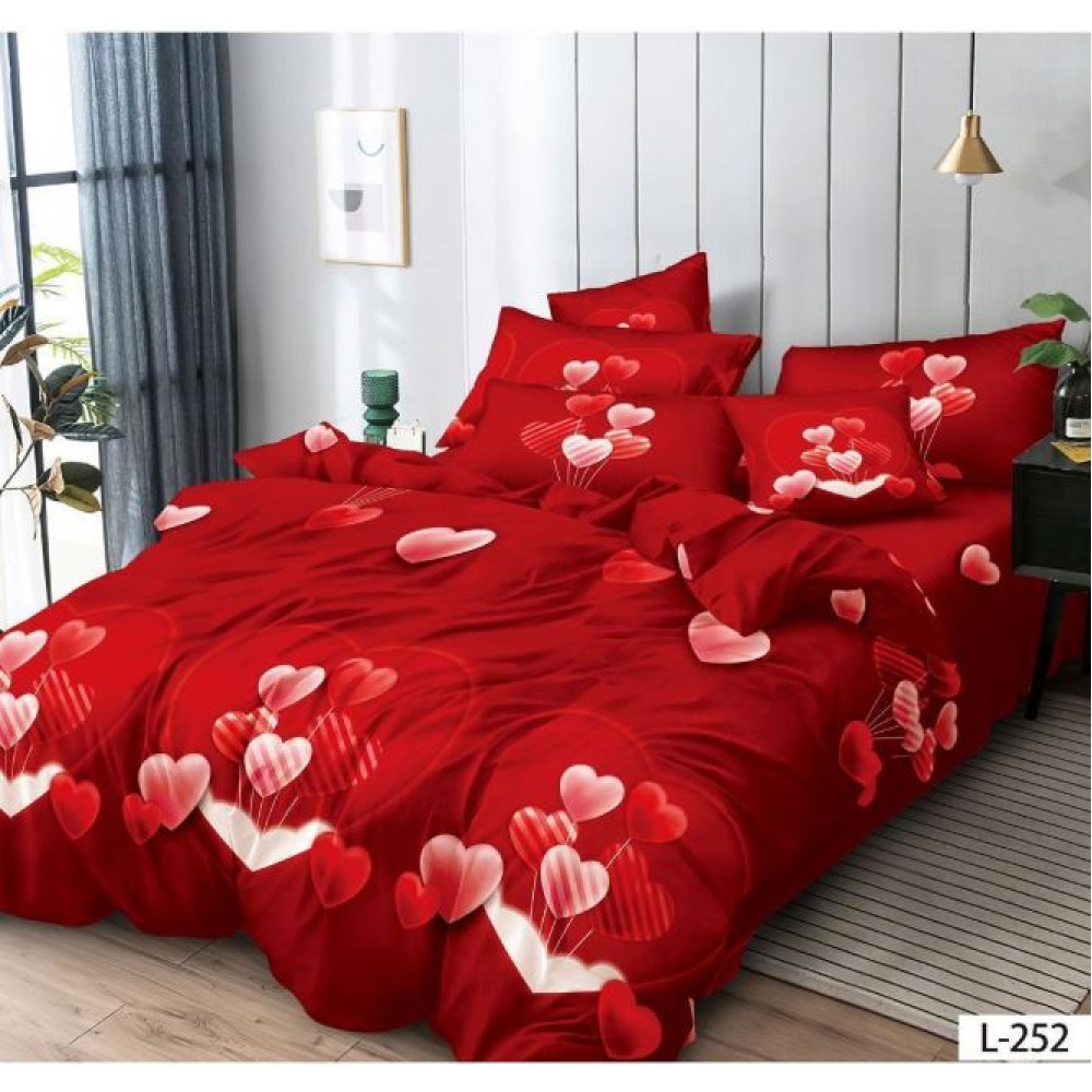 Lenjerie de pat FINET pentru 2 persoane, 6 piese , L252