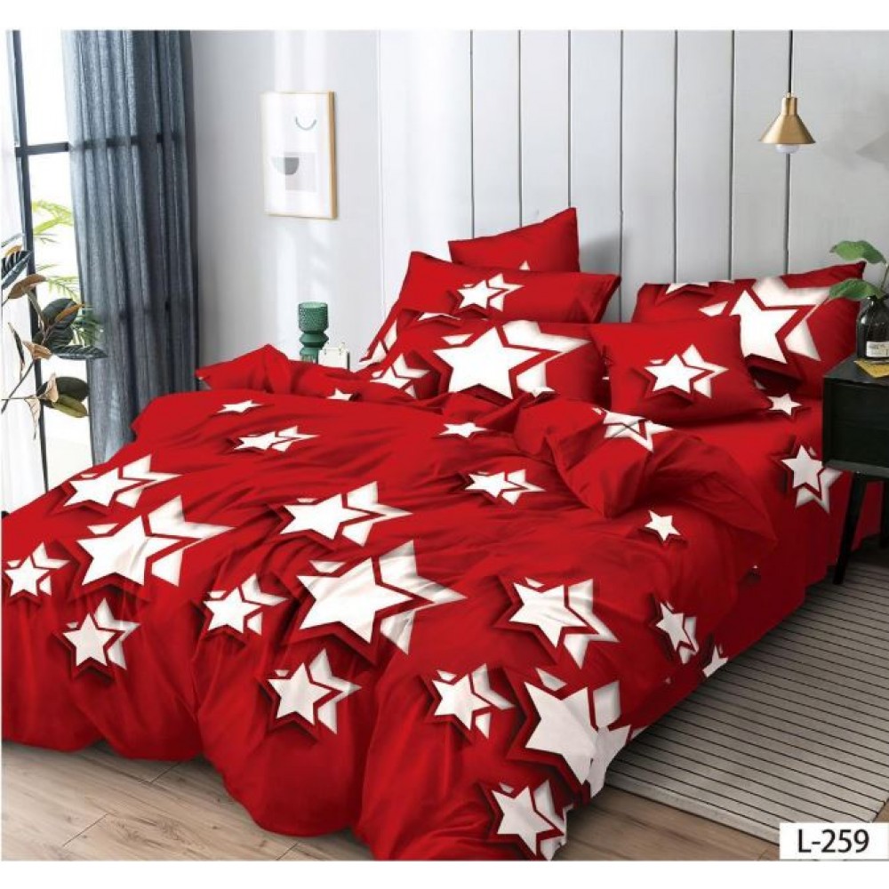 Lenjerie de pat FINET pentru 2 persoane, 6 piese , L259