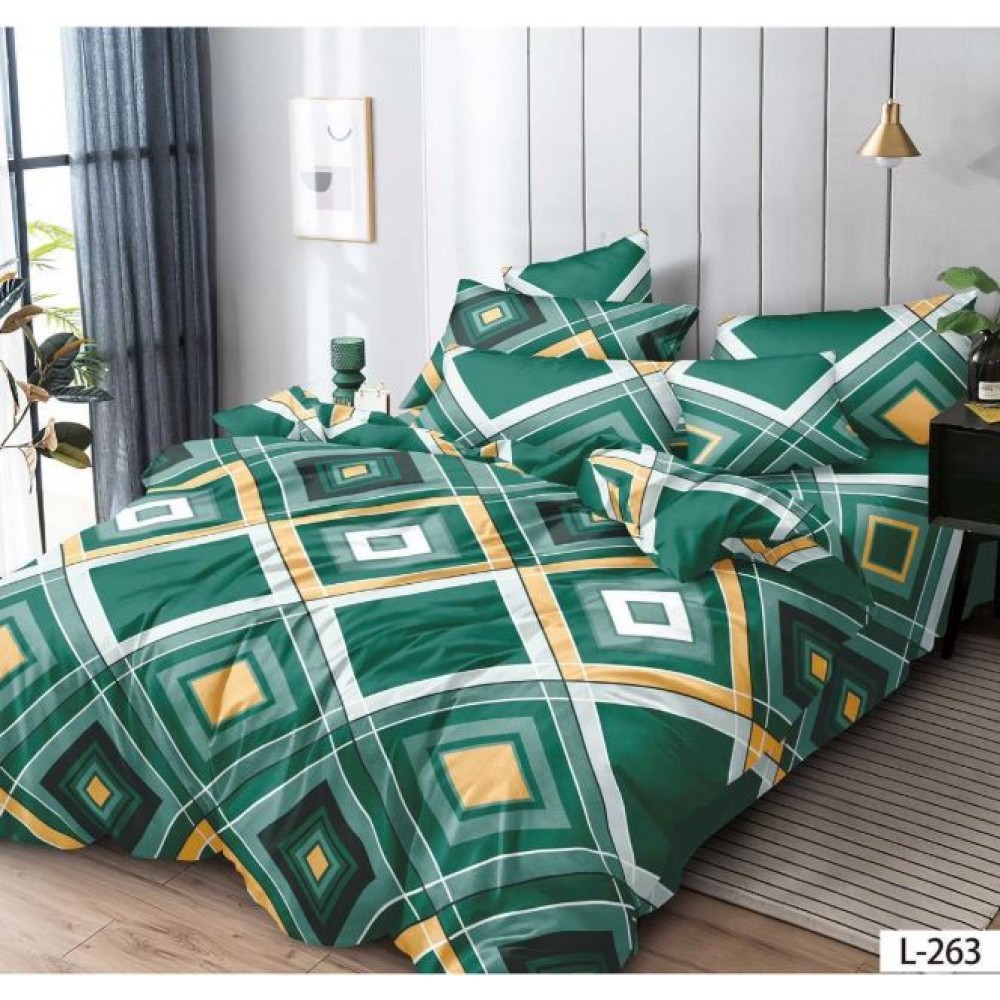 Lenjerie de pat FINET pentru 2 persoane, 6 piese , L263