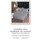 Lenjerie de pat Damasc,4 Piese,Cearceaf cu Elastic AT-85