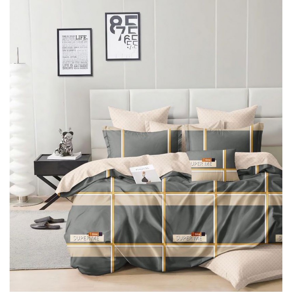 Lenjerie Bumbac Satinat, 4 Piese, 230 x 245 cm, N-856