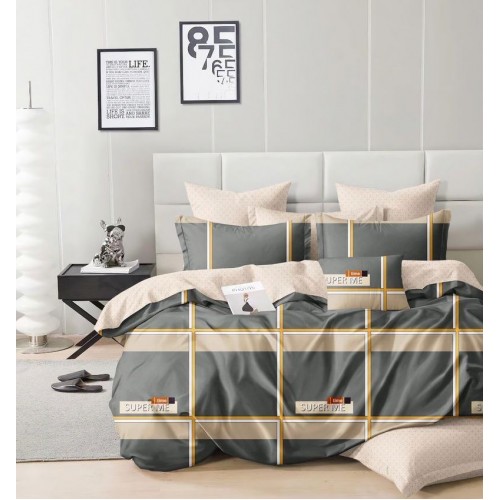 Lenjerie Bumbac Satinat, 4 Piese, 230 x 245 cm, N-856
