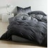 Lenjerie Bumbac Satinat, 4 Piese, 230 x 245 cm, Gri-Degrade,  N-867