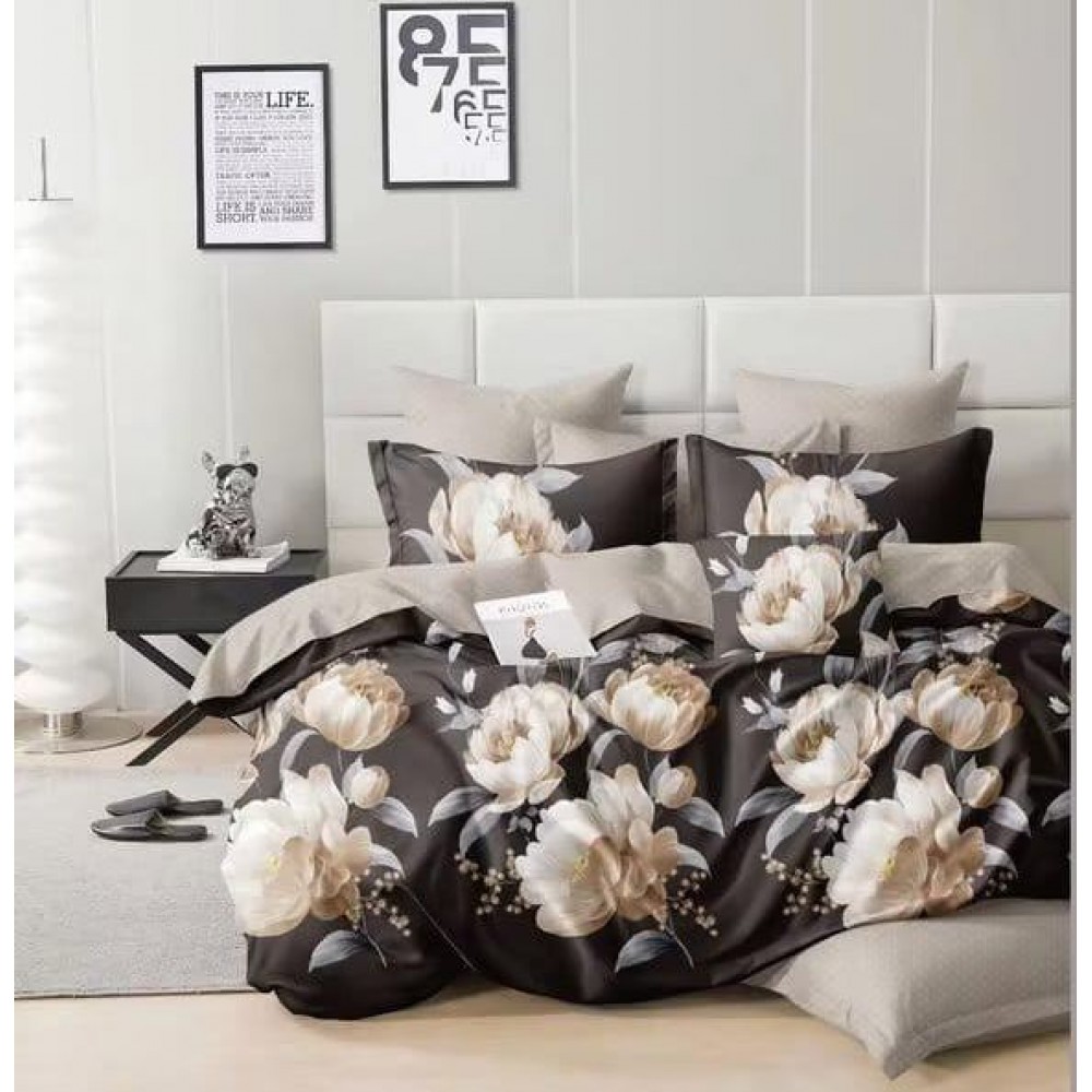Lenjerie Bumbac Satinat, 4 Piese, 230 x 245 cm, M-563