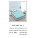 Lenjerie de pat Bumbac Finet 6 piese cu elastic LT-08