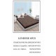Lenjerie de pat Bumbac Finet 6 piese cu elastic LT-11