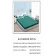 Lenjerie de pat Bumbac Finet 6 piese cu elastic LT-45