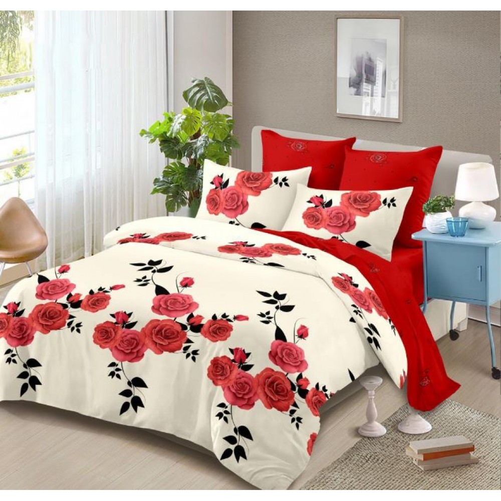 Lenjerie de pat FINET pentru 2 persoane, 6 piese, 230cm x 250cm, C-853