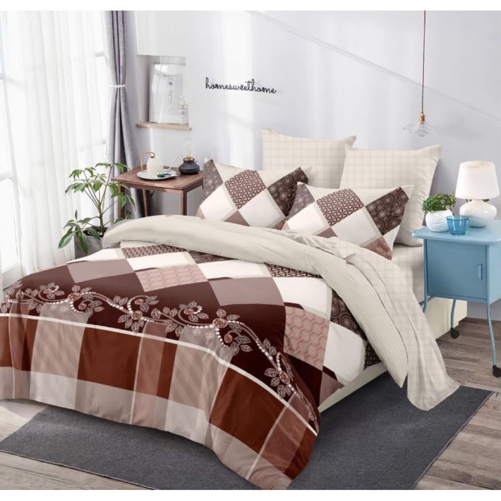 Lenjerie de pat FINET pentru 2 persoane, 6 piese, 230cm x 250cm, C-830