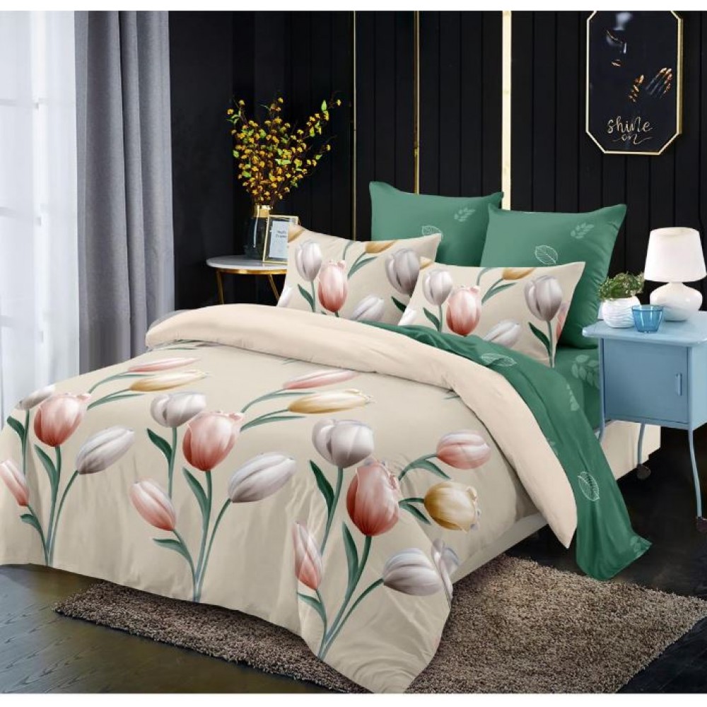 Lenjerie de pat FINET pentru 2 persoane, 6 piese, 230cm x 250cm, C-761