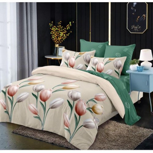 Lenjerie de pat FINET pentru 2 persoane, 6 piese, 230cm x 250cm, C-761