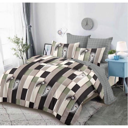 Lenjerie de pat FINET pentru 2 persoane, 6 piese, 230cm x 250cm, C-709