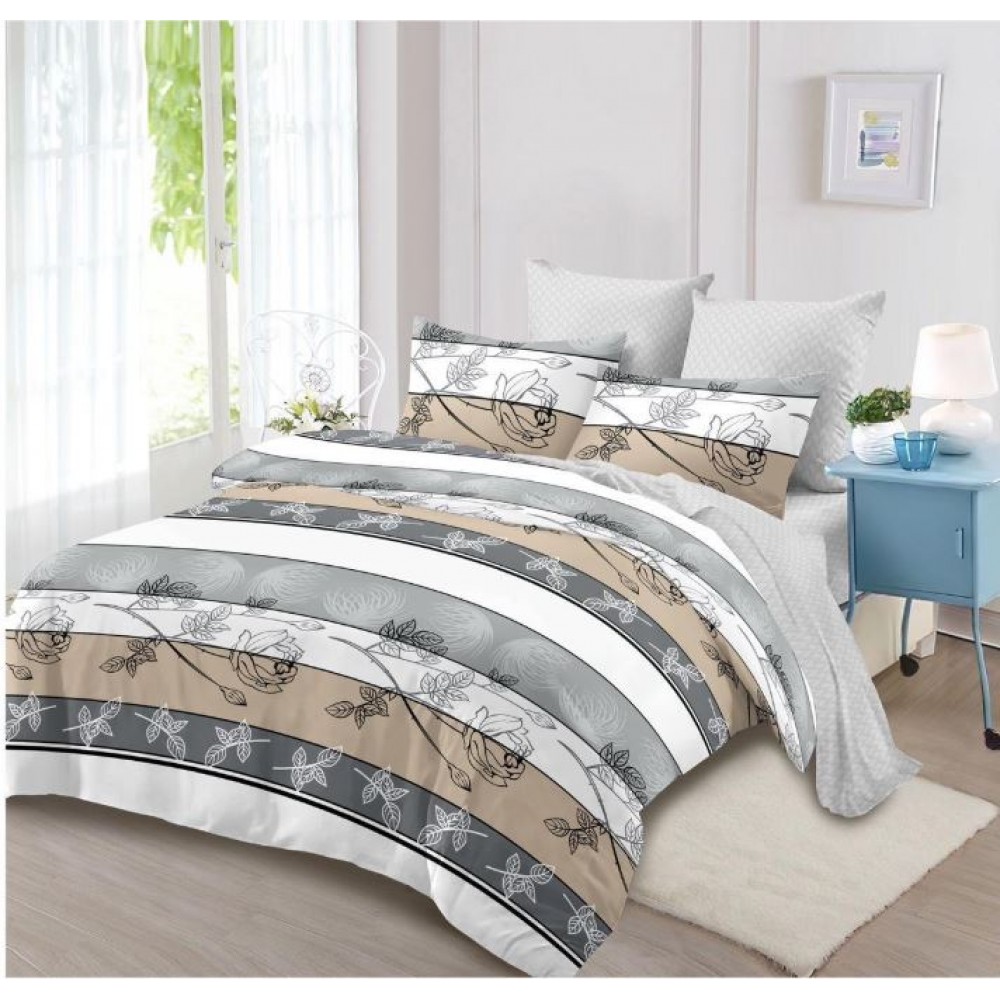 Lenjerie de pat FINET pentru 2 persoane, 6 piese, 230cm x 250cm, C-725