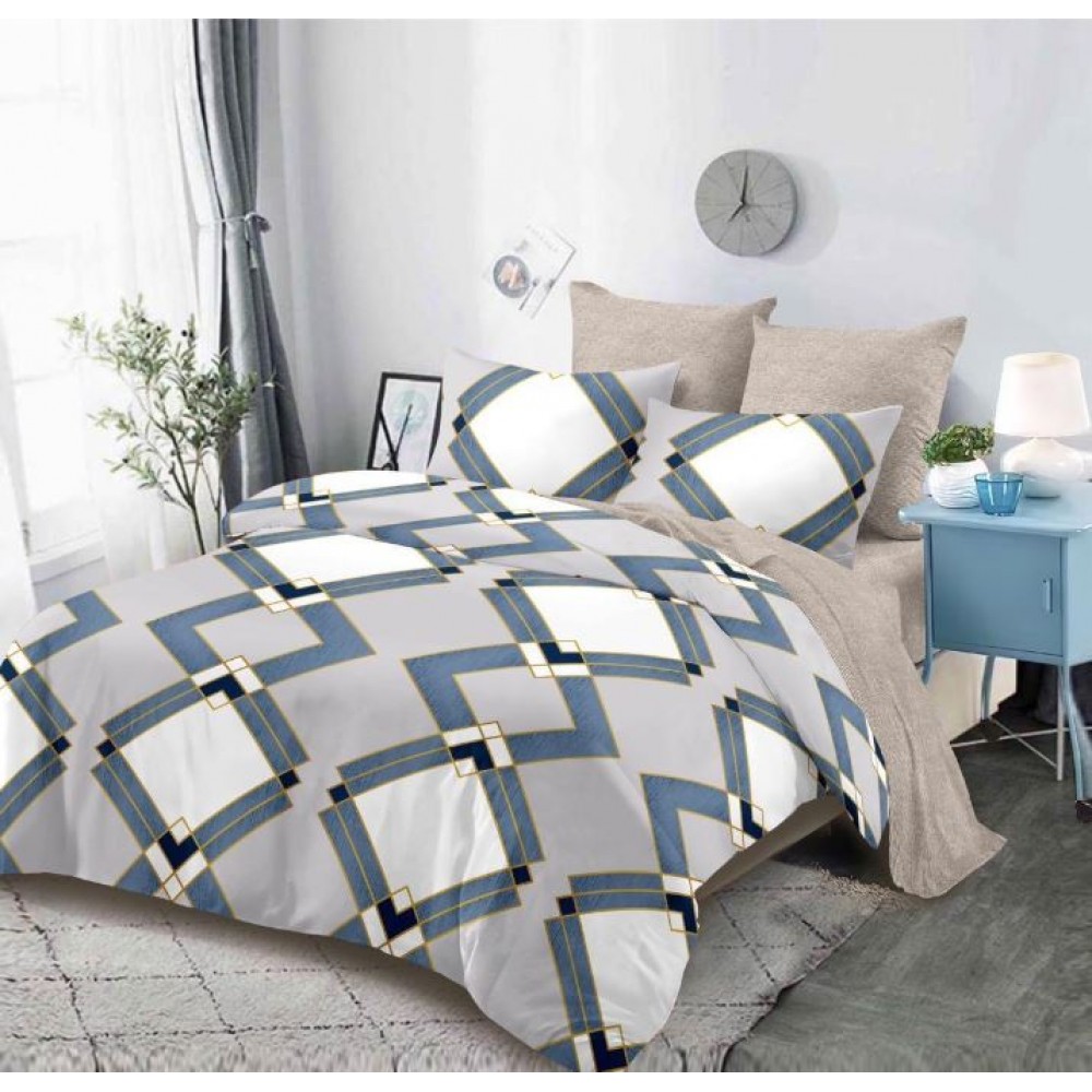 Lenjerie de pat FINET pentru 2 persoane, 6 piese, 230cm x 250cm, C-718