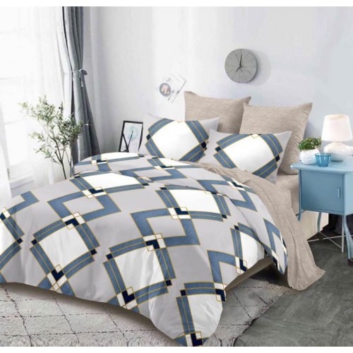 Lenjerie de pat FINET pentru 2 persoane, 6 piese, 230cm x 250cm, C-718