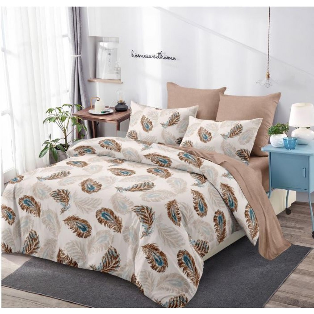 Lenjerie de pat FINET pentru 2 persoane, 6 piese, 230cm x 250cm, C-776