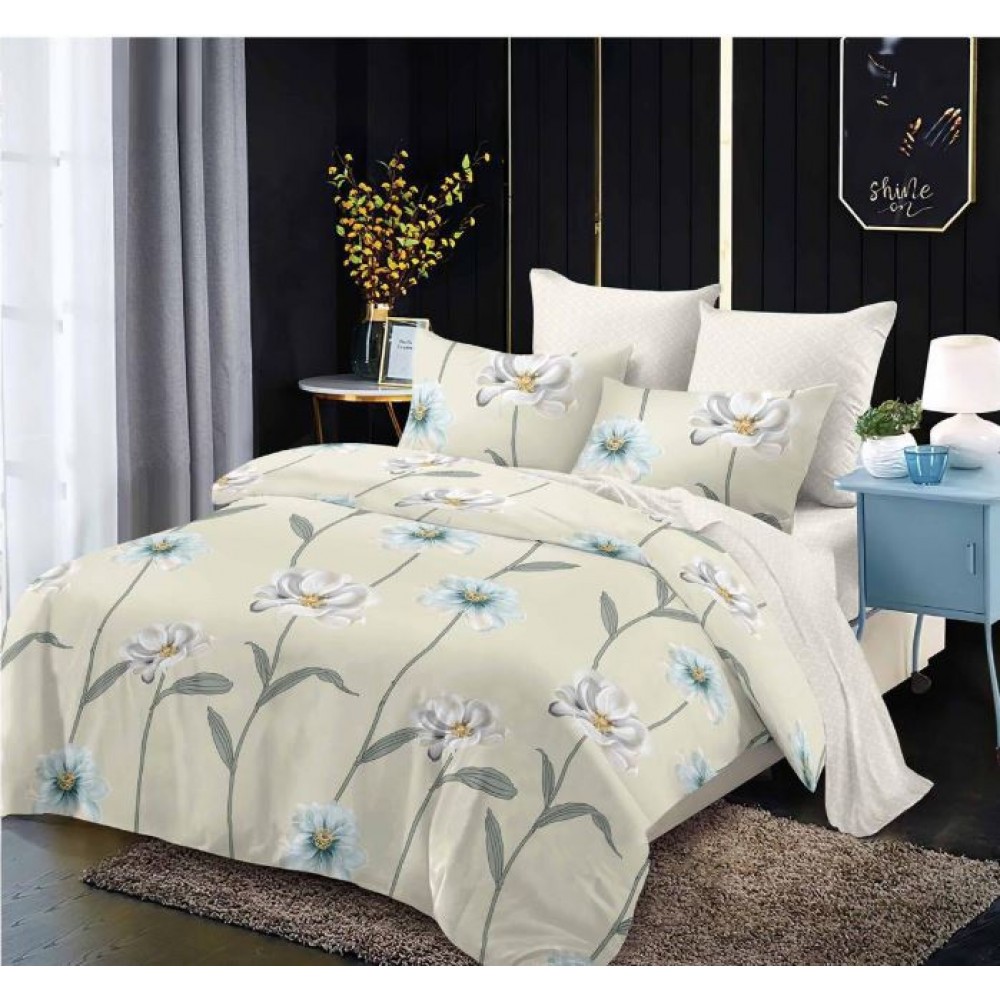 Lenjerie de pat FINET pentru 2 persoane, 6 piese, 230cm x 250cm, C-608