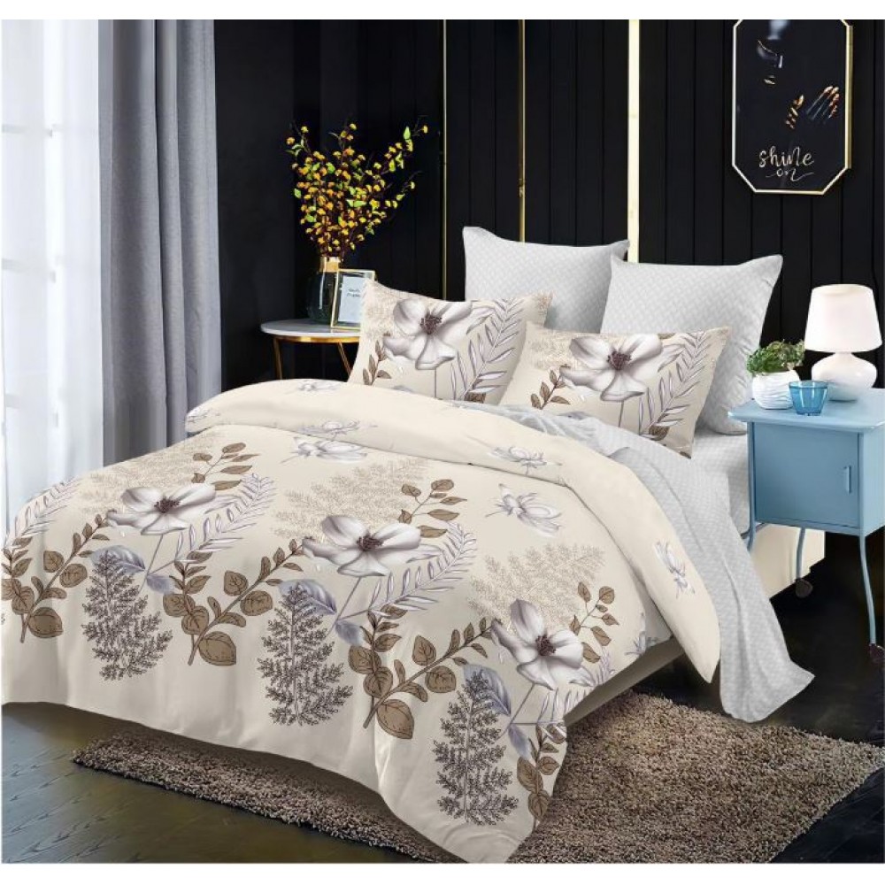 Lenjerie de pat FINET pentru 2 persoane, 6 piese, 230cm x 250cm, C-748