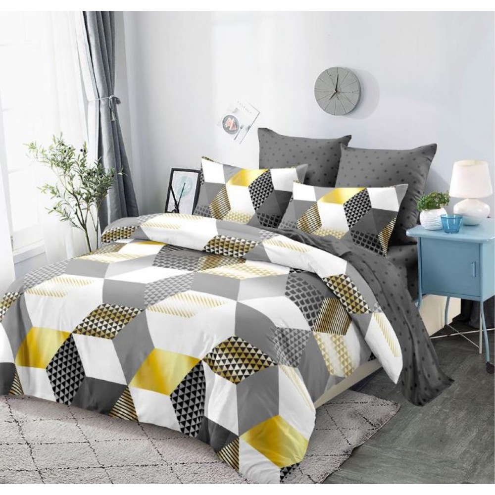 Lenjerie de pat FINET pentru 2 persoane, 6 piese, 230cm x 250cm, C-841