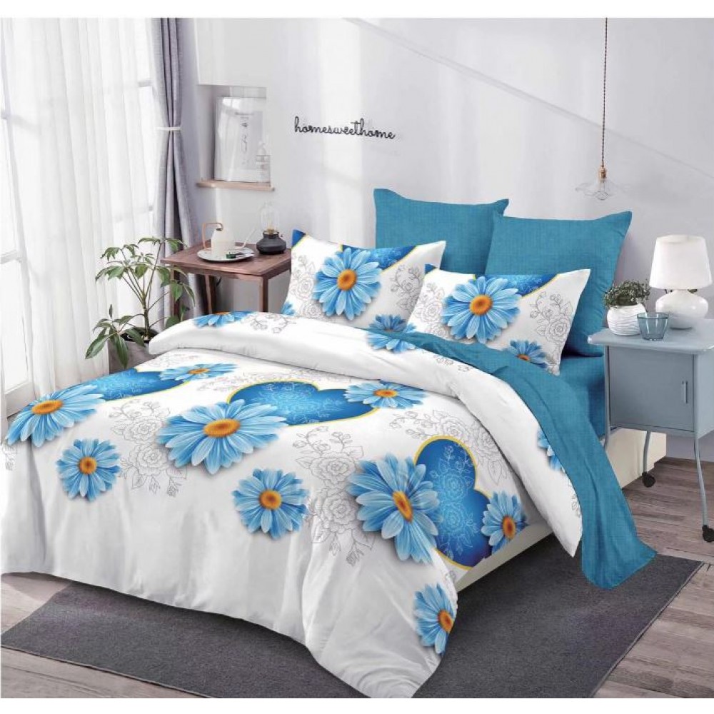 Lenjerie de pat FINET pentru 2 persoane, 6 piese, 230cm x 250cm, C-803