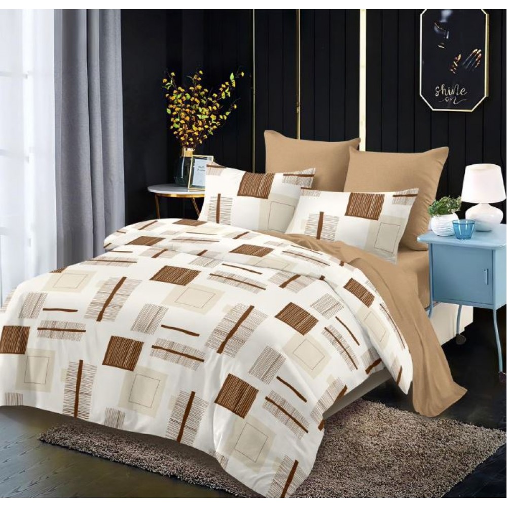 Lenjerie de pat FINET pentru 2 persoane, 6 piese, 230cm x 250cm, C-869
