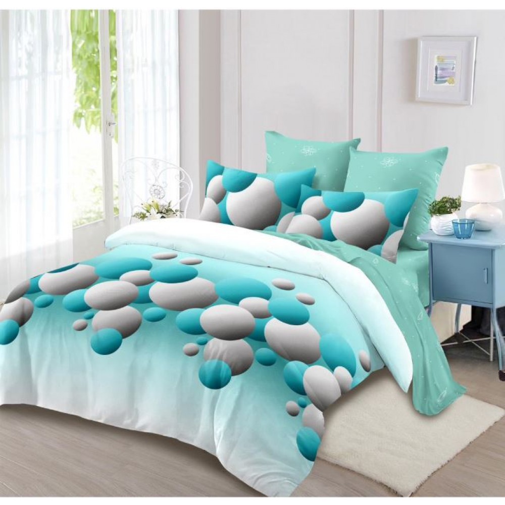 Lenjerie de pat FINET pentru 2 persoane, 6 piese, 230cm x 250cm, C-707