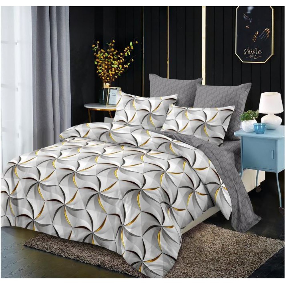 Lenjerie de pat FINET pentru 2 persoane, 6 piese, 230cm x 250cm, C-642
