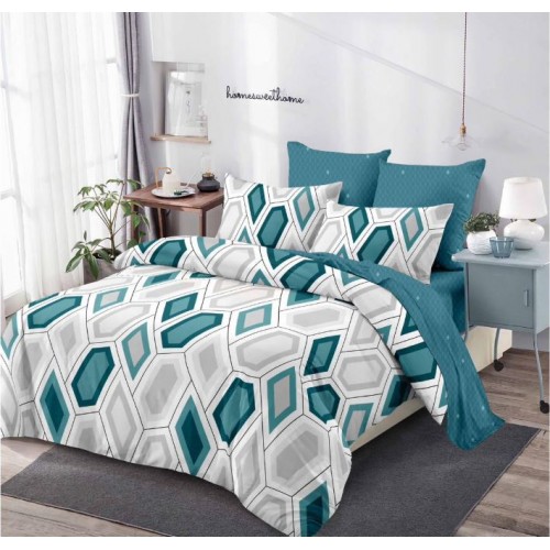 Lenjerie de pat FINET pentru 2 persoane, 6 piese, 230cm x 250cm, C-809