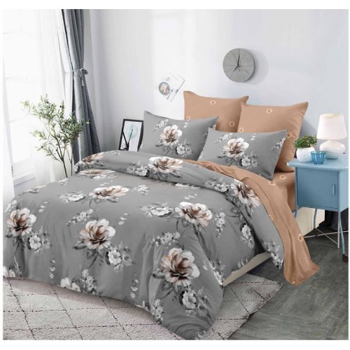 Lenjerie de pat FINET pentru 2 persoane, 6 piese, Cu Elastic 180cm x 200cm, B-682