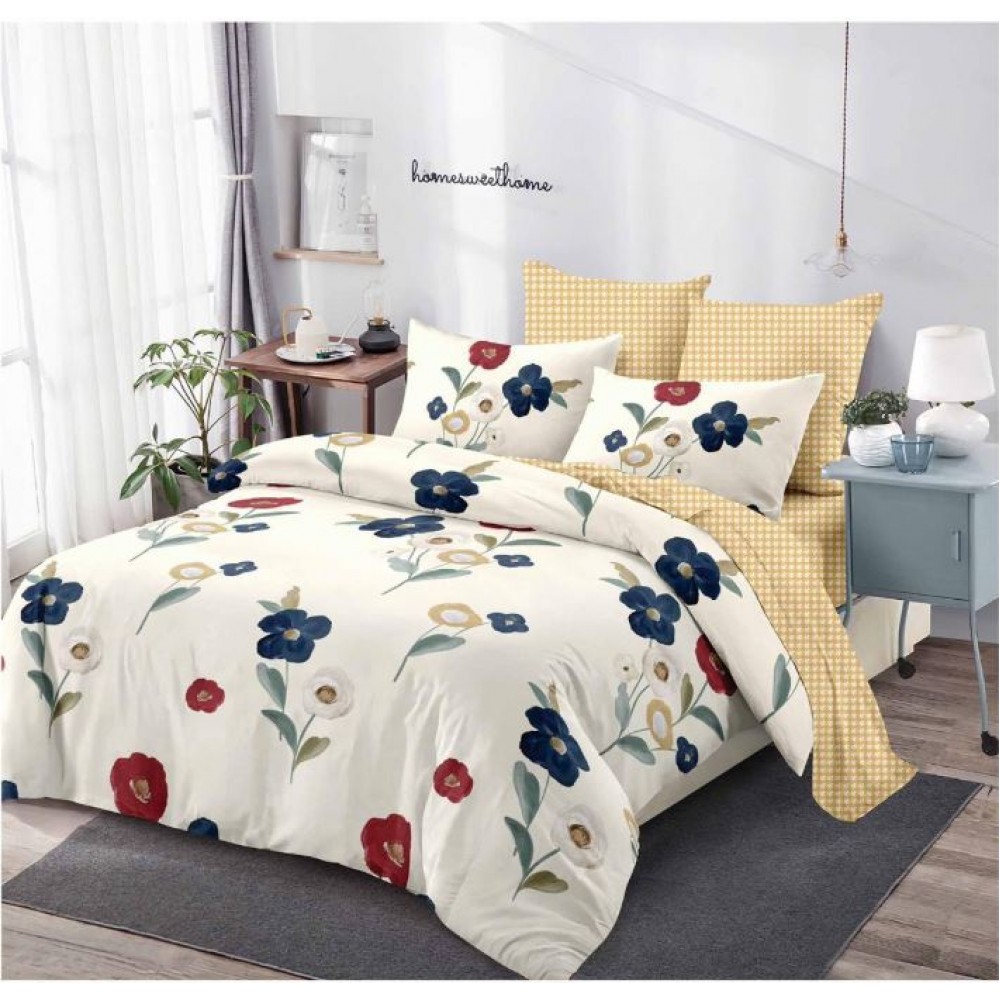 Lenjerie de pat FINET pentru 2 persoane, 6 piese, 230cm x 250cm, C-805