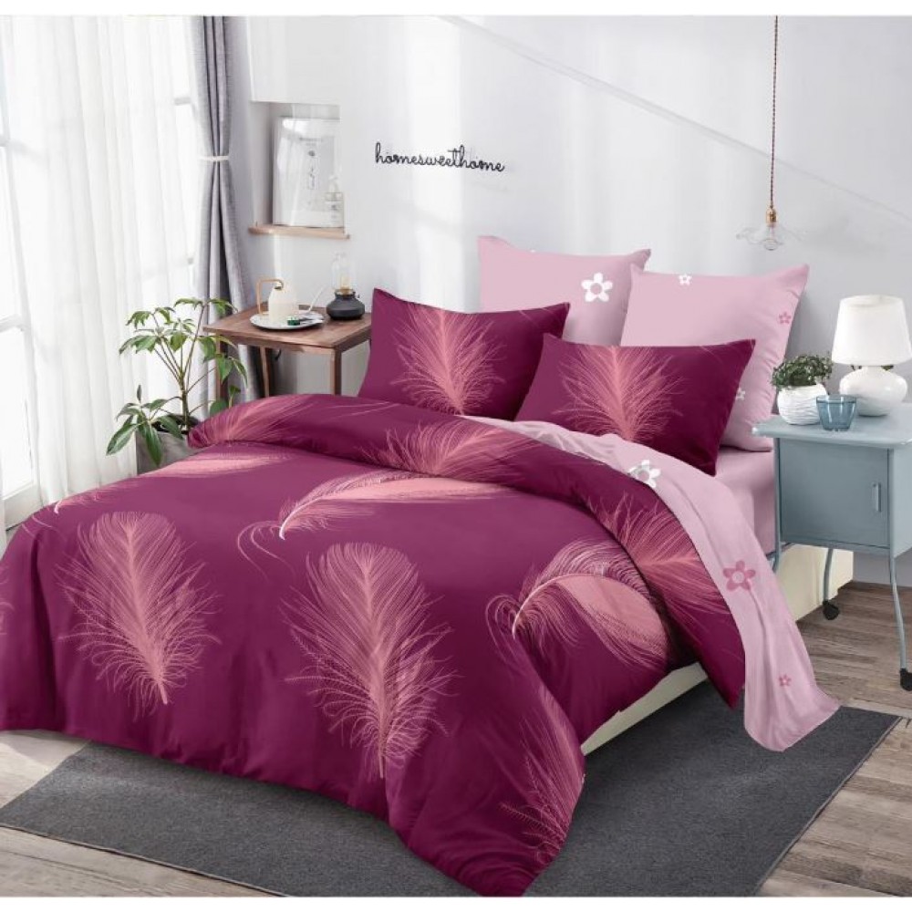 Lenjerie de pat FINET pentru 2 persoane, 6 piese, 230cm x 250cm, C-864