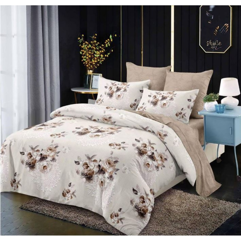 Lenjerie de pat FINET pentru 2 persoane, 6 piese, 230cm x 250cm, C-829