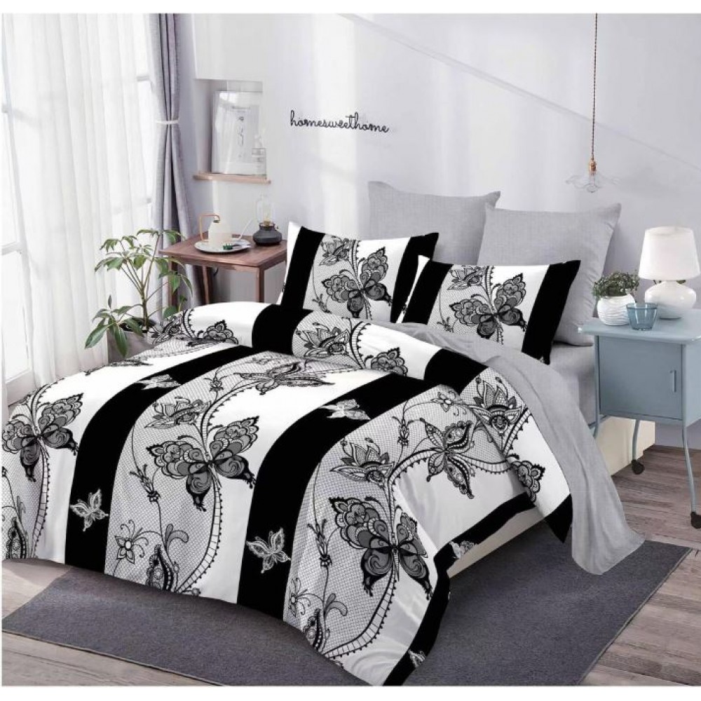 Lenjerie de pat FINET pentru 2 persoane, 6 piese, 230cm x 250cm, C-801