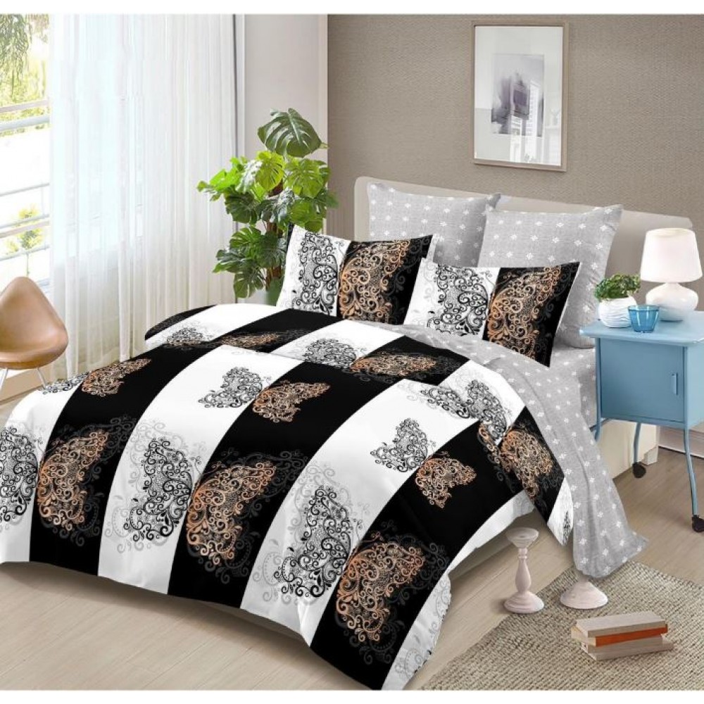 Lenjerie de pat FINET pentru 2 persoane, 6 piese, 230cm x 250cm, C-862