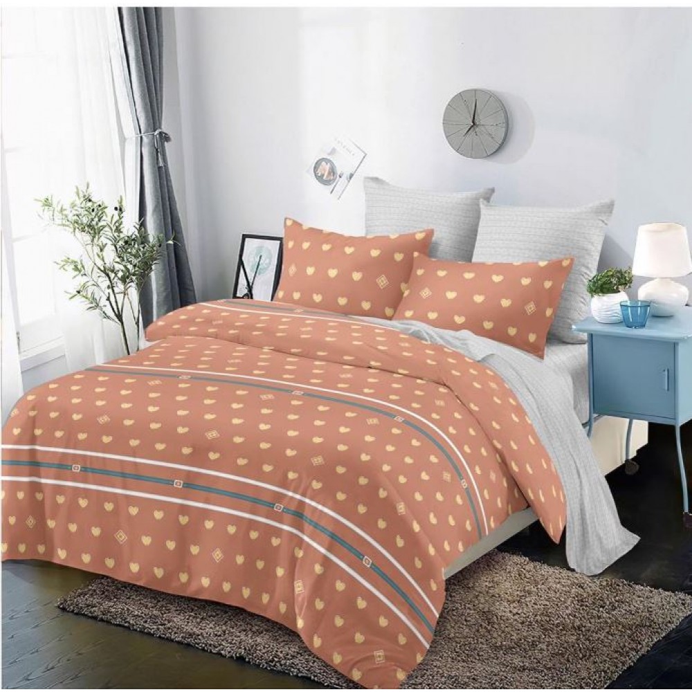 Lenjerie de pat FINET pentru 2 persoane, 6 piese, Cu Elastic 180cm x 200cm, B-568