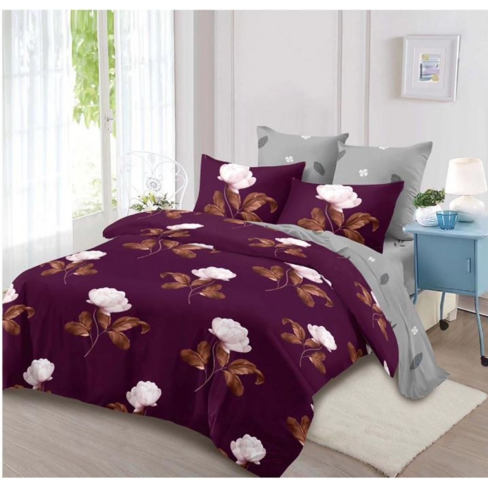 Lenjerie de pat FINET pentru 2 persoane, 6 piese, Cu Elastic 180cm x 200cm, B-38