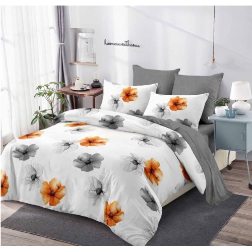 Lenjerie de pat FINET pentru 2 persoane, 6 piese, Cu Elastic 180cm x 200cm, B-665