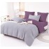 Lenjerie Pat Dublu din Finet 6 Piese, Uni, Bicolor, 230x250cm, E-7