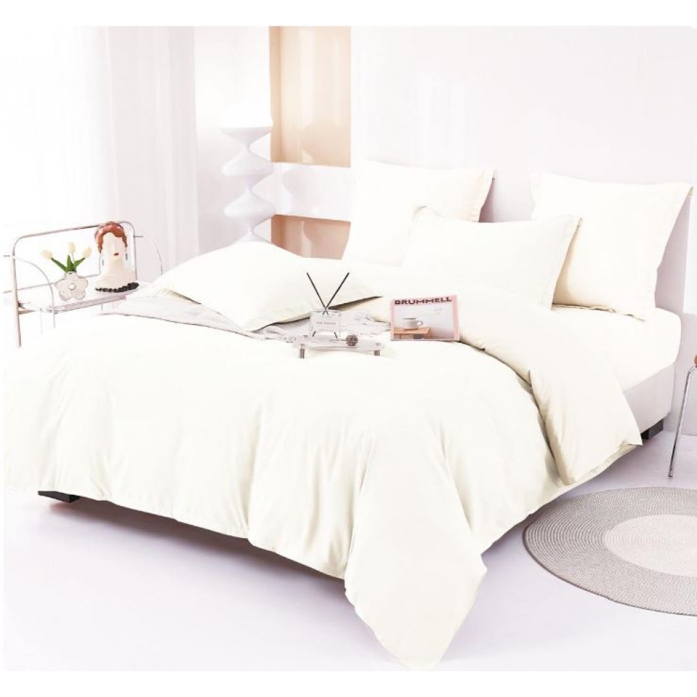 Lenjerie Pat Dublu din Finet 6 Piese, Uni, Bicolor, 230x250cm, E-8